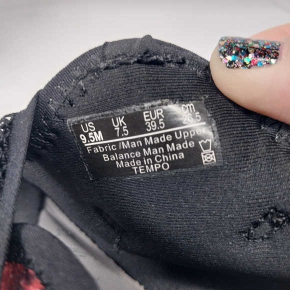 Bzees Tempo Womens size 9.5 M Tropical Floral Mary Jane Slip on Fabric Sneakers - Picture 13 of 14